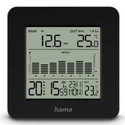 Statie meteorologica Hama Mykonos 222220 (Black) Thumb
