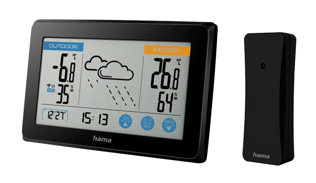 Statie meteorologica Hama Touch 186314 (Black)