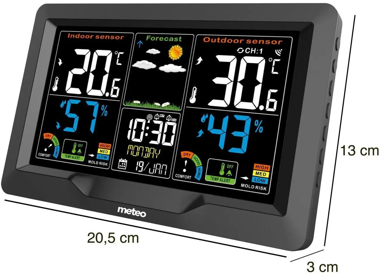 Statie meteorologica Meteo SP104 (Black)
