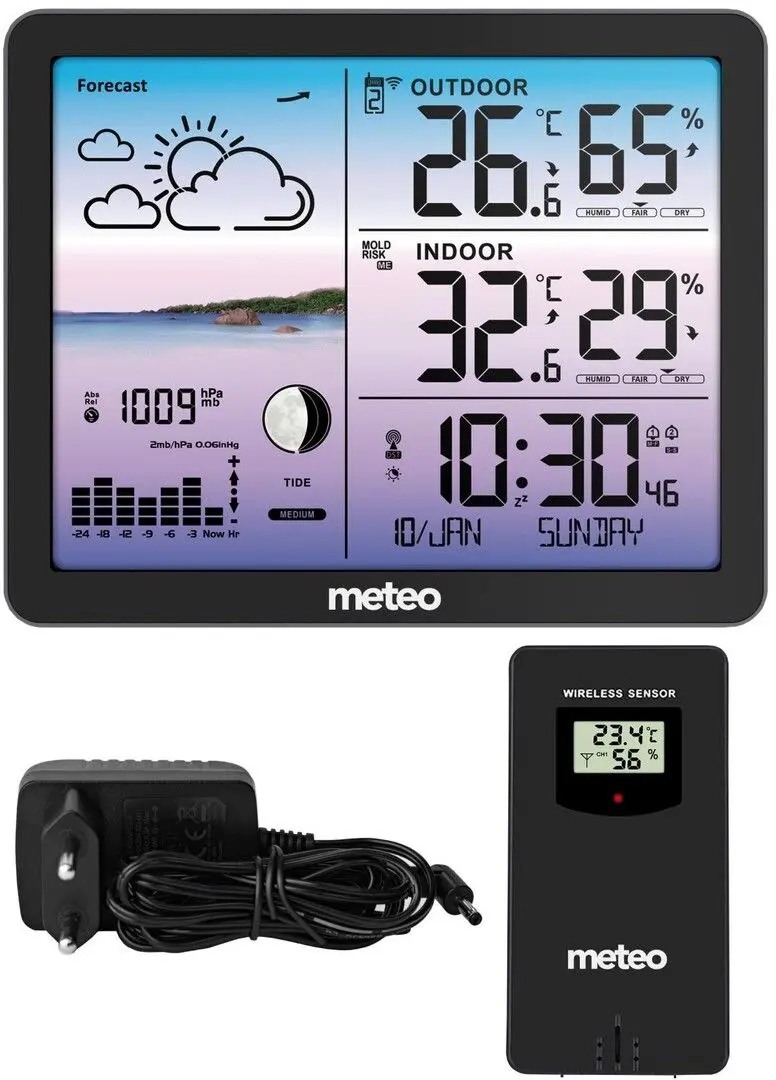 Statie meteorologica Meteo SP107 (Black)
