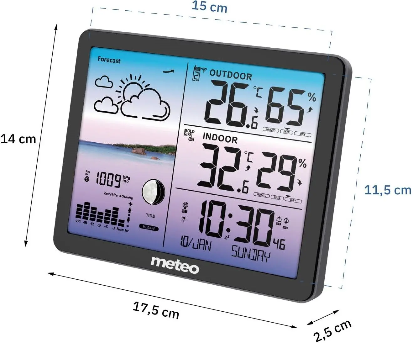 Statie meteorologica Meteo SP107 (Black)