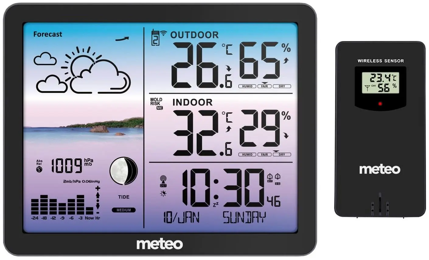 Statie meteorologica Meteo SP107 (Black)