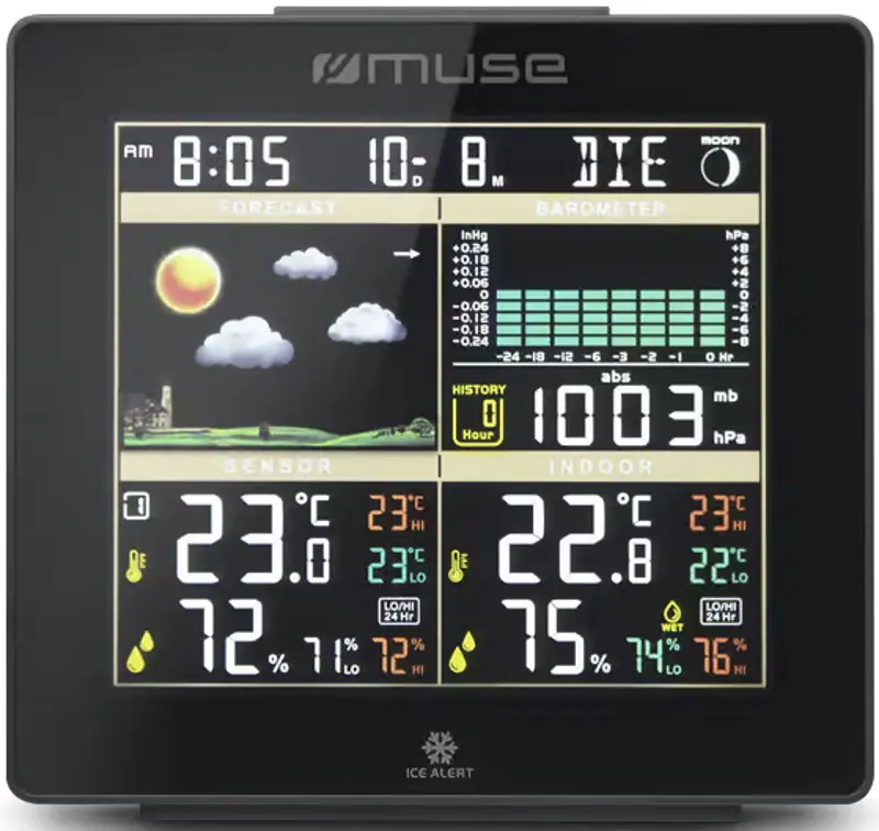 Statie meteo Muse M-085WS (Black)