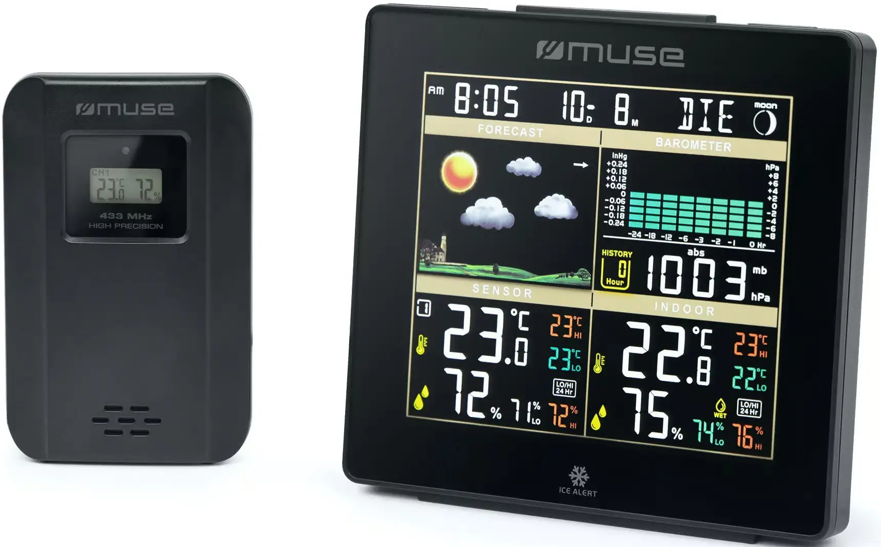 Statie meteo Muse M-085WS (Black)