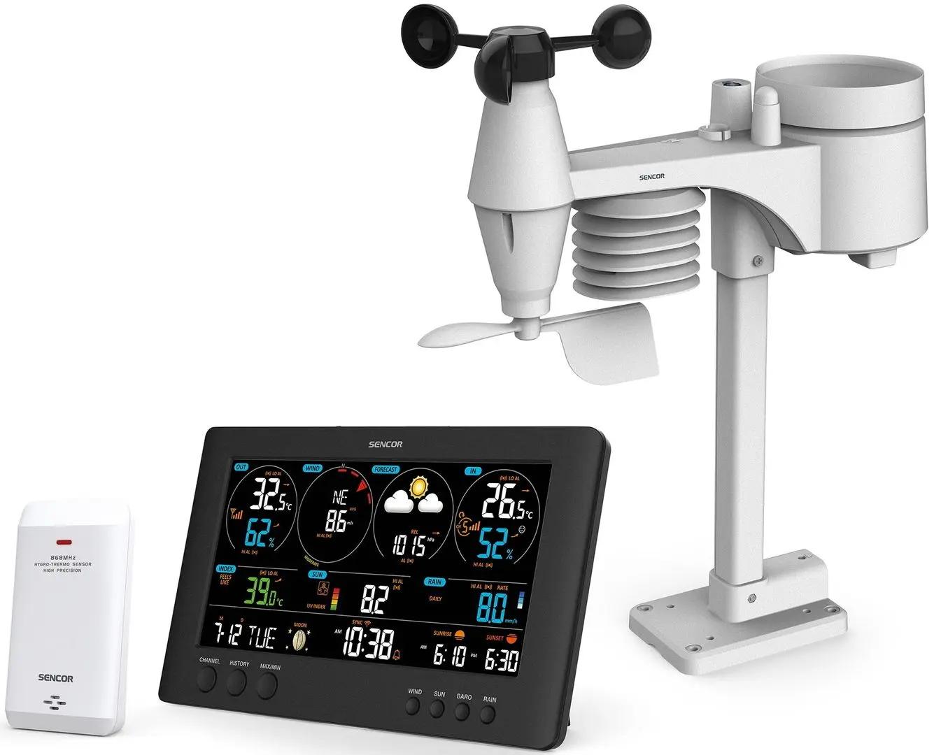 Метеостанция Sencor SWS 12500 (Black)