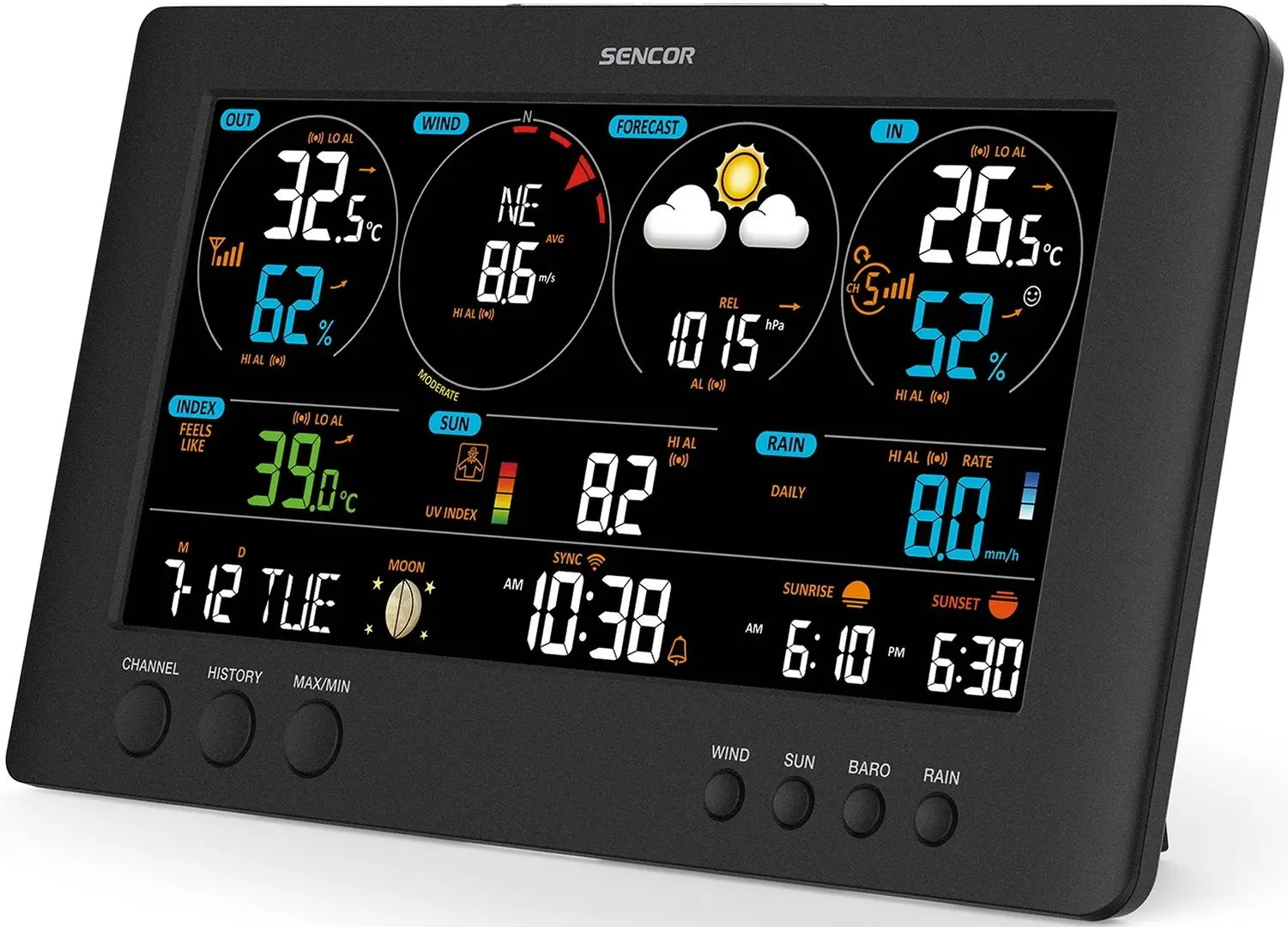 Метеостанция Sencor SWS 12500 (Black)