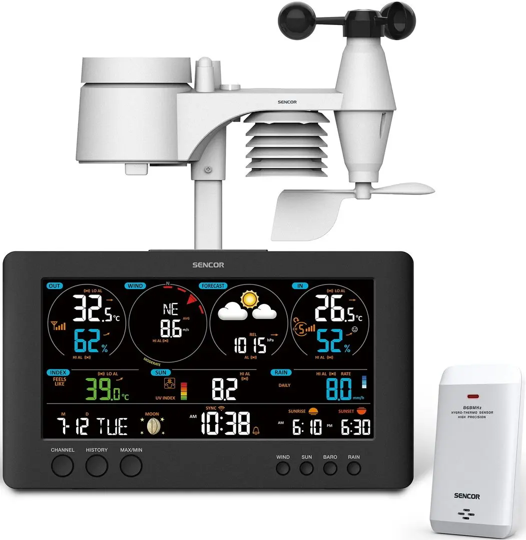 Метеостанция Sencor SWS 12500 (Black)