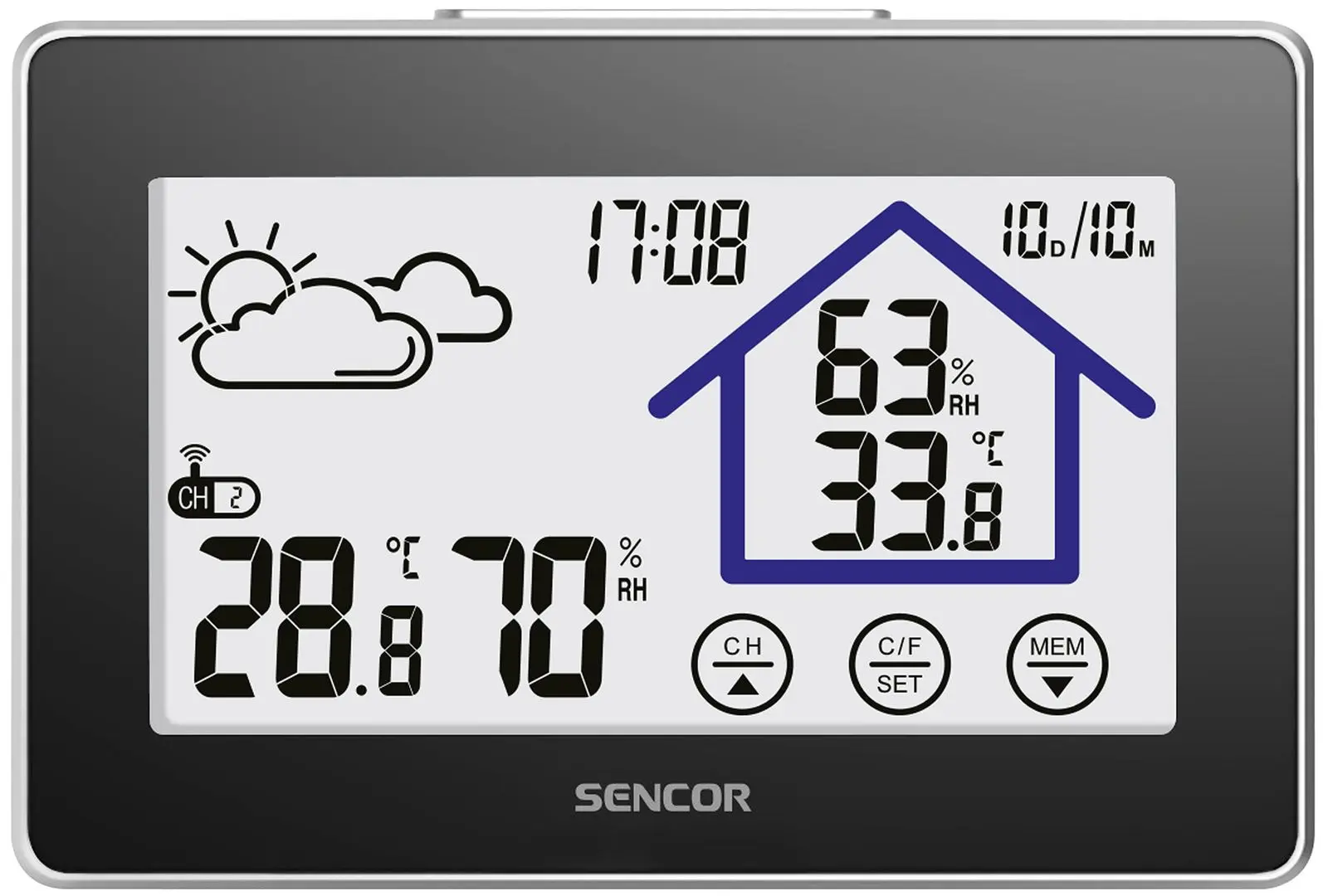 Statie meteorologica Sencor SWS 2999 (Black)