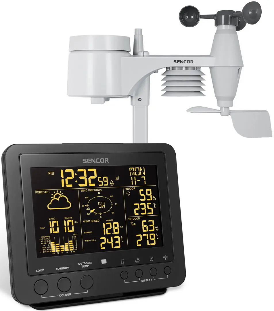 Statie meteorologica Sencor SWS 9700 (Black)