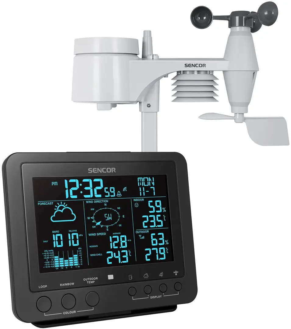 Statie meteorologica Sencor SWS 9700 (Black)