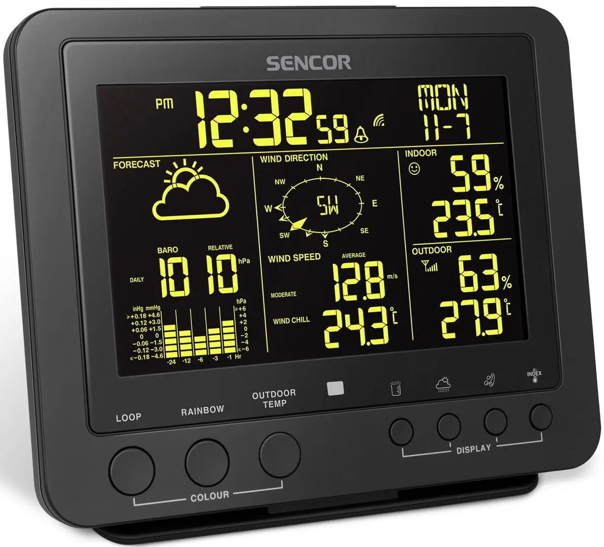 Statie meteorologica Sencor SWS 9700 (Black)