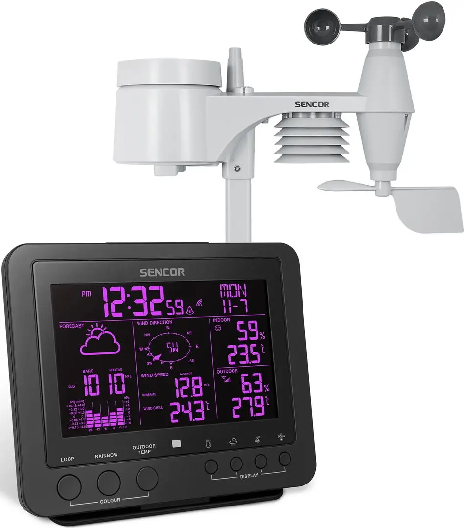 Statie meteorologica Sencor SWS 9700 (Black)