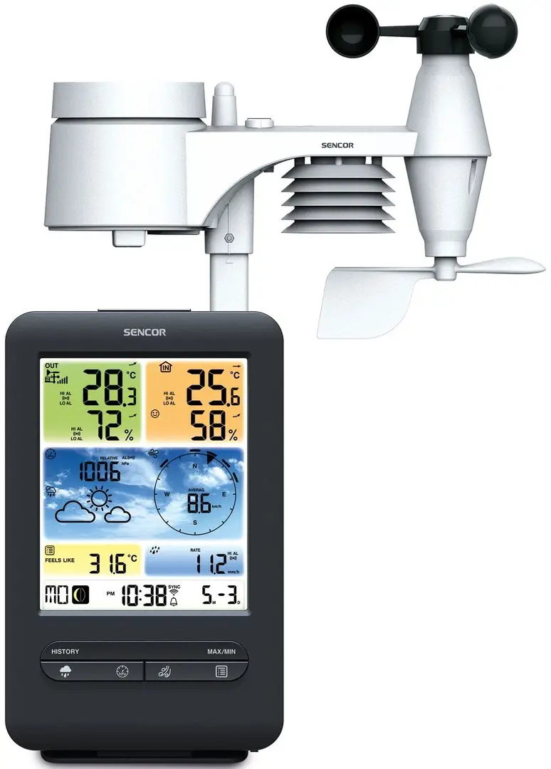 Метеостанция Sencor SWS 9898 (Black)