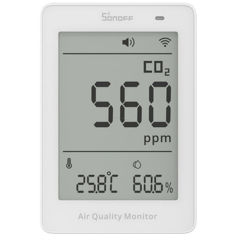 Метеостанция Sonoff AirGuard CO2 SAWF-08P (White)