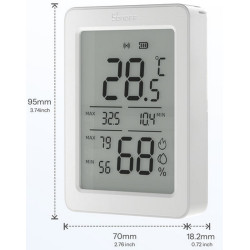 Метеостанция Sonoff AirGuard TH 3.6 SNZB-02DR2 (White) Thumb