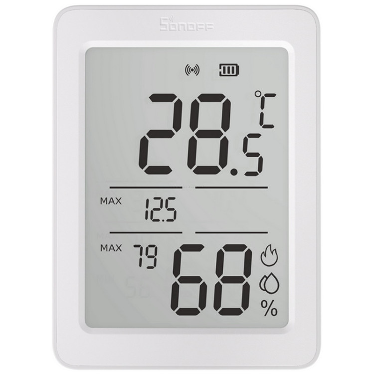 Метеостанция Sonoff AirGuard TH 3.6 SNZB-02DR2 (White)