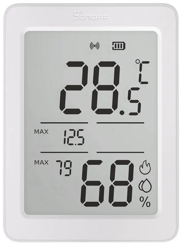 Метеостанция Sonoff AirGuard TH 3.6 SNZB-02DR2 (White)