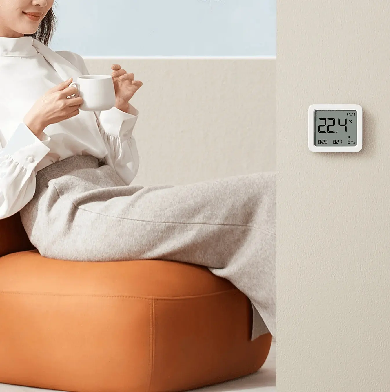 Statie meteo Xiaomi Smart Temperature and Humidity Monitor 3 (White)