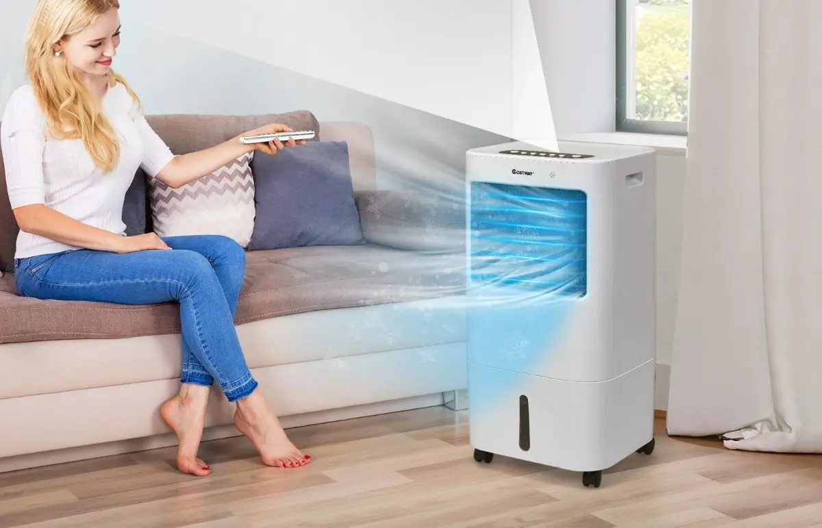 Охладитель воздуха 4в1 Costway ES10332DE-WH (White) - 4