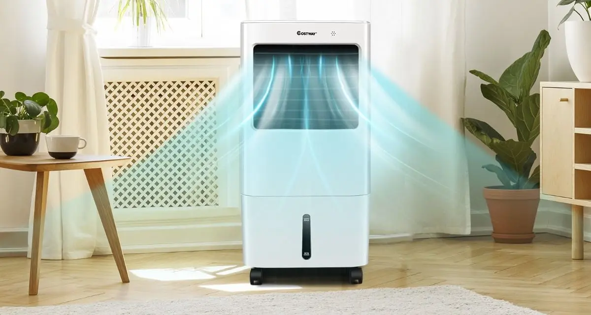 Охладитель воздуха 4в1 Costway ES10332DE-WH (White) - 3