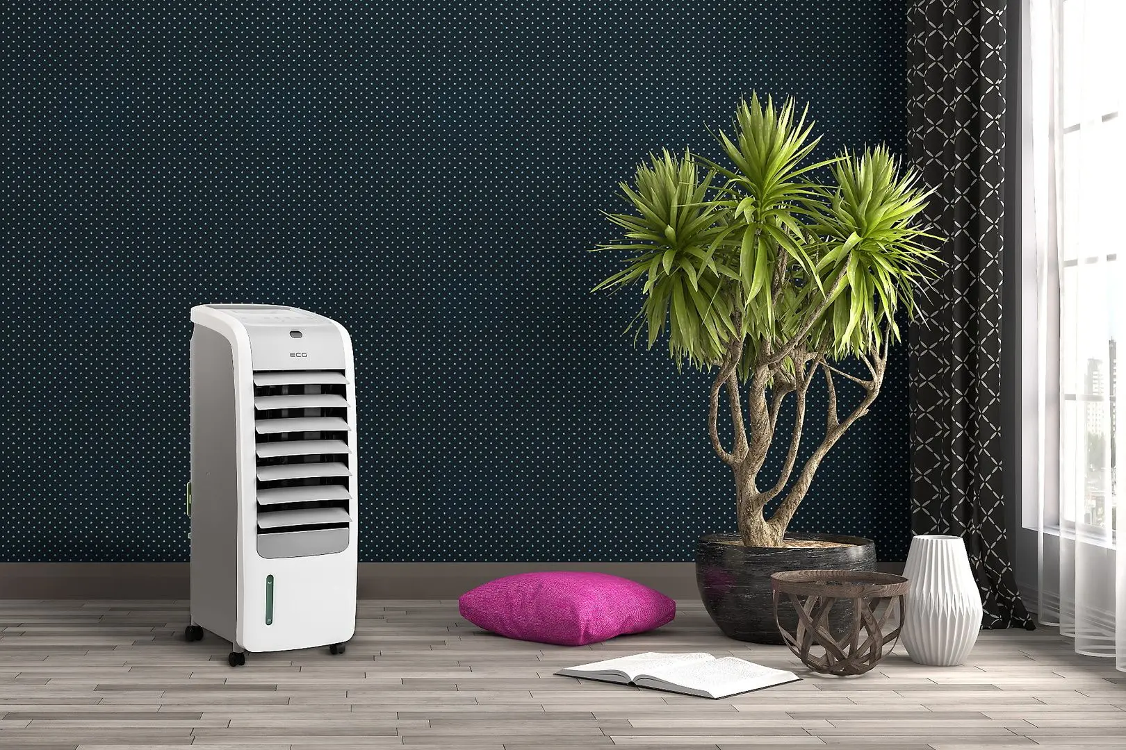 Охладитель воздуха 4в1 ECG ACR 5570 (White)