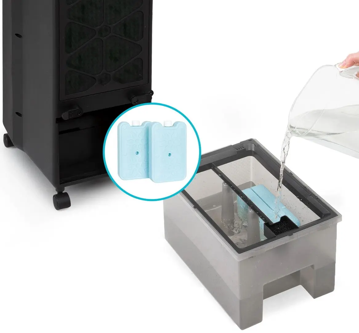 Racitor de aer 3in1 Klarstein Cooler Rush (Black)