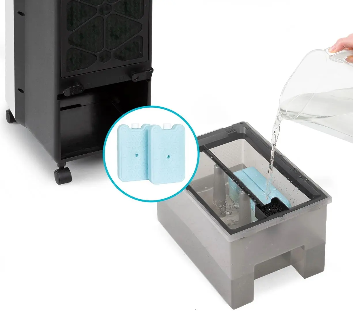 Racitor de aer 3in1 Klarstein Cooler Rush (White)