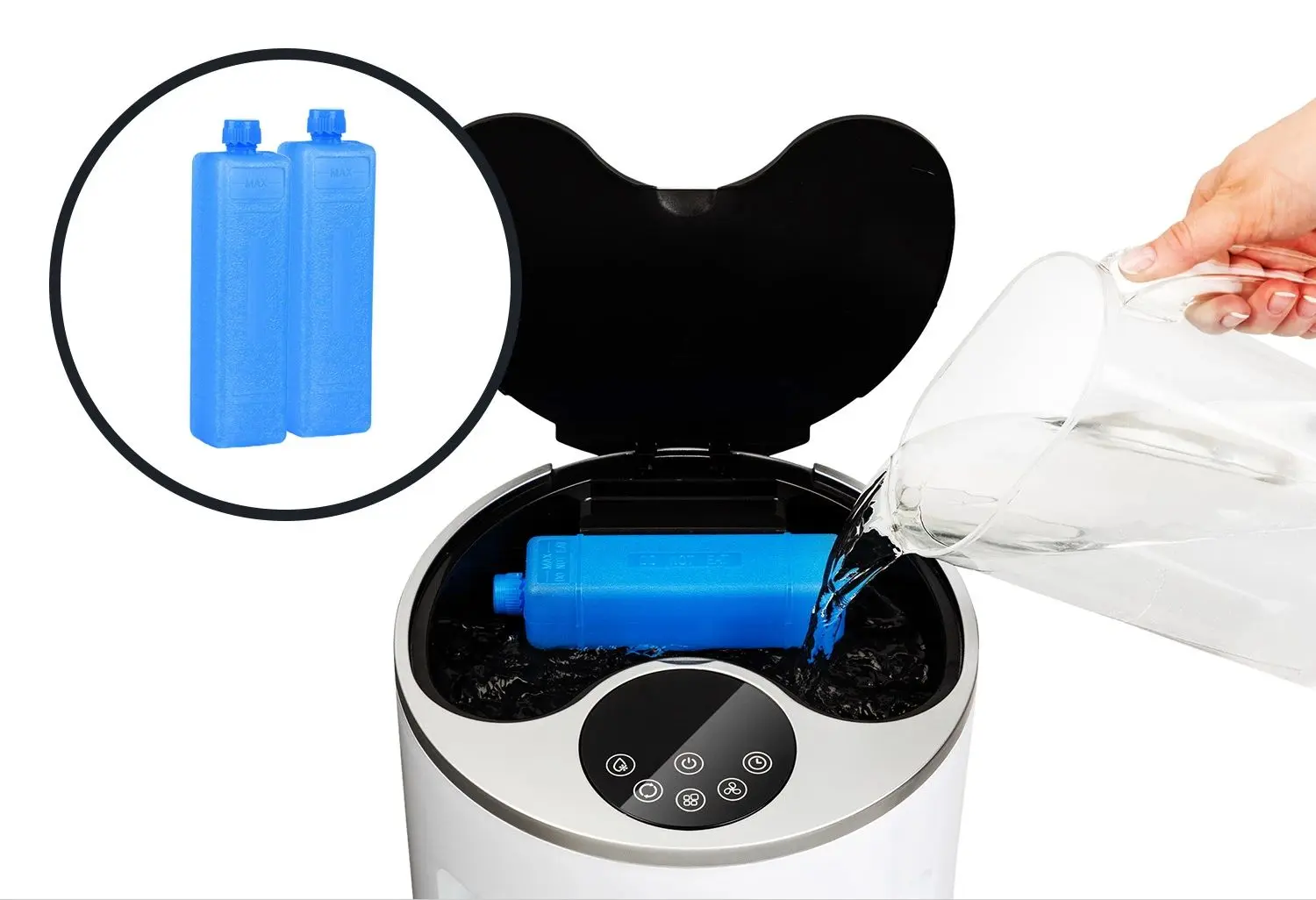 Racitor de aer 3in1 Klarstein Skypillar (White)