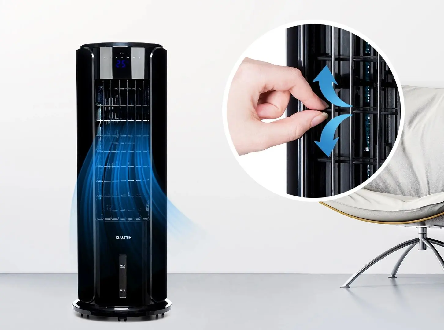 Racitor de aer 4in1 Klarstein Skyscraper Horizon (Black)