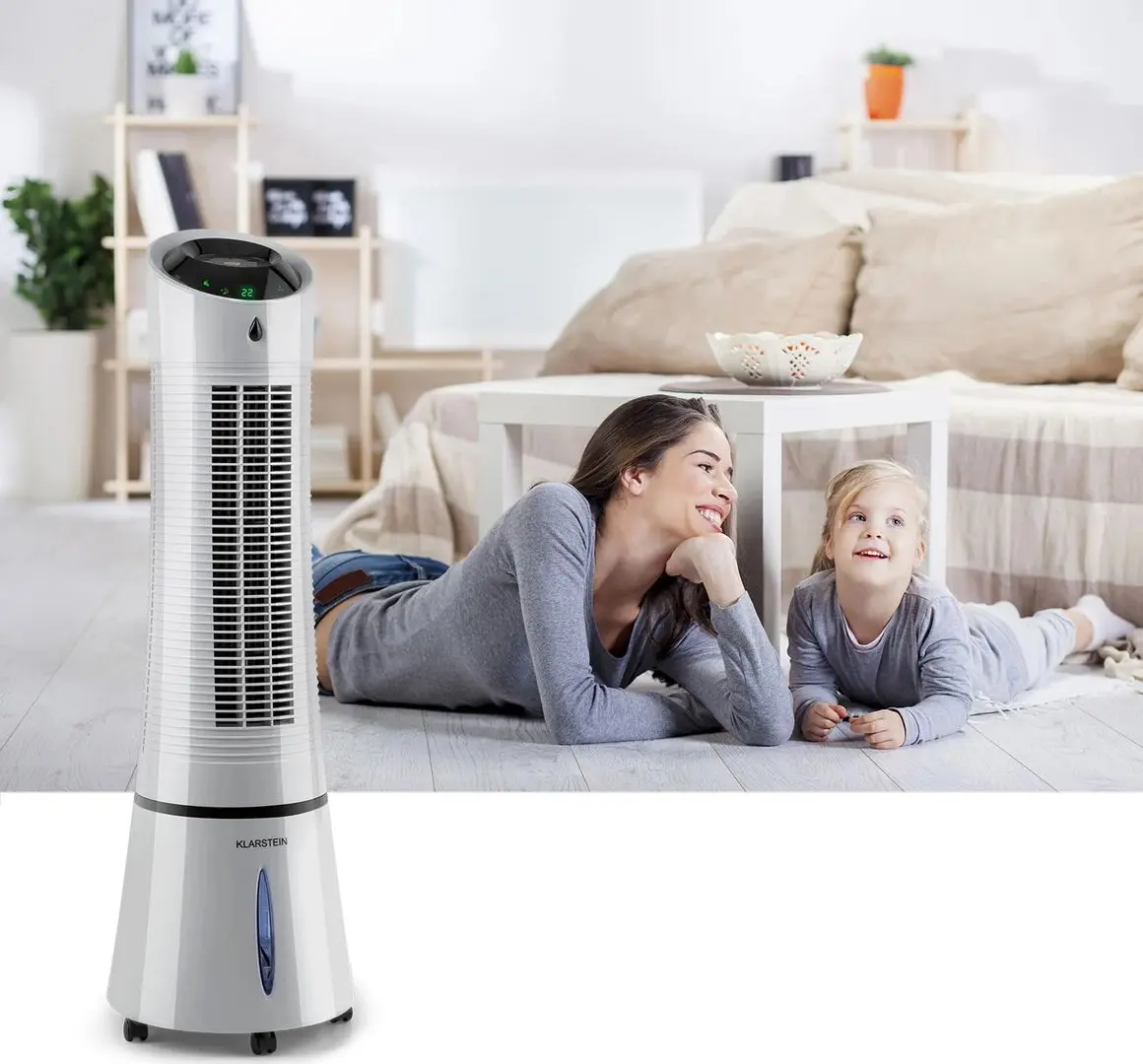 Racitor de aer 4in1 Klarstein Skyscraper Ice (Gray)