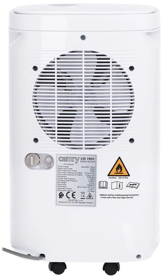 Осушитель воздуха Camry CR 7851 (White)