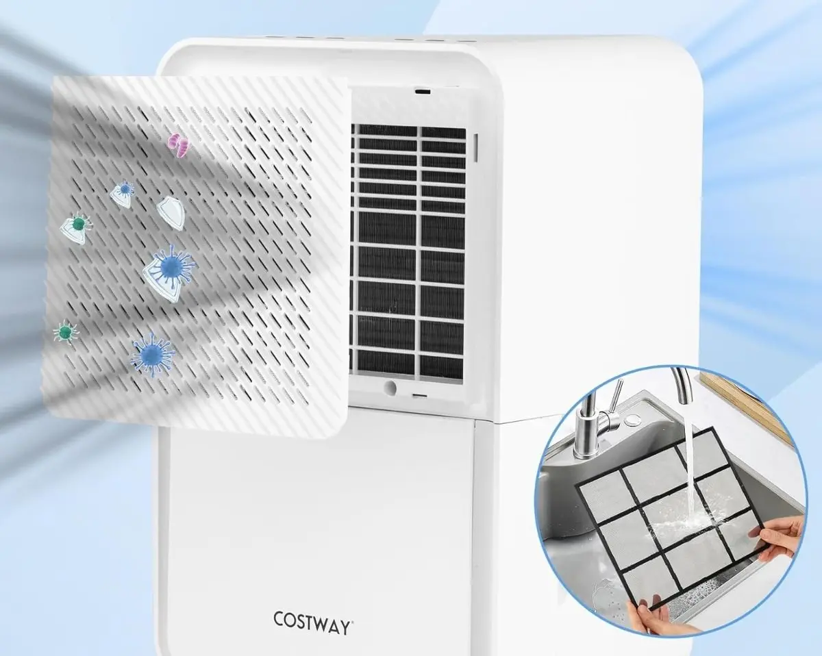 Dezumidificator Costway ES10428DE-WH (White)