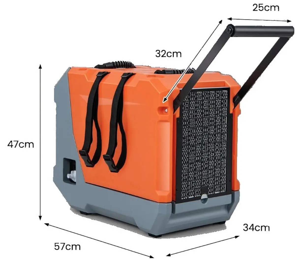 Dezumidificator industrial Costway ES10327DE-OR (Orange)
