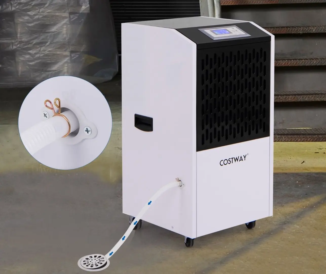 Dezumidificator industrial Costway ES10355DE-WH (White)