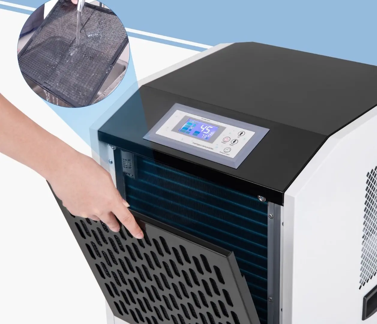 Dezumidificator industrial Costway ES10355DE-WH (White)