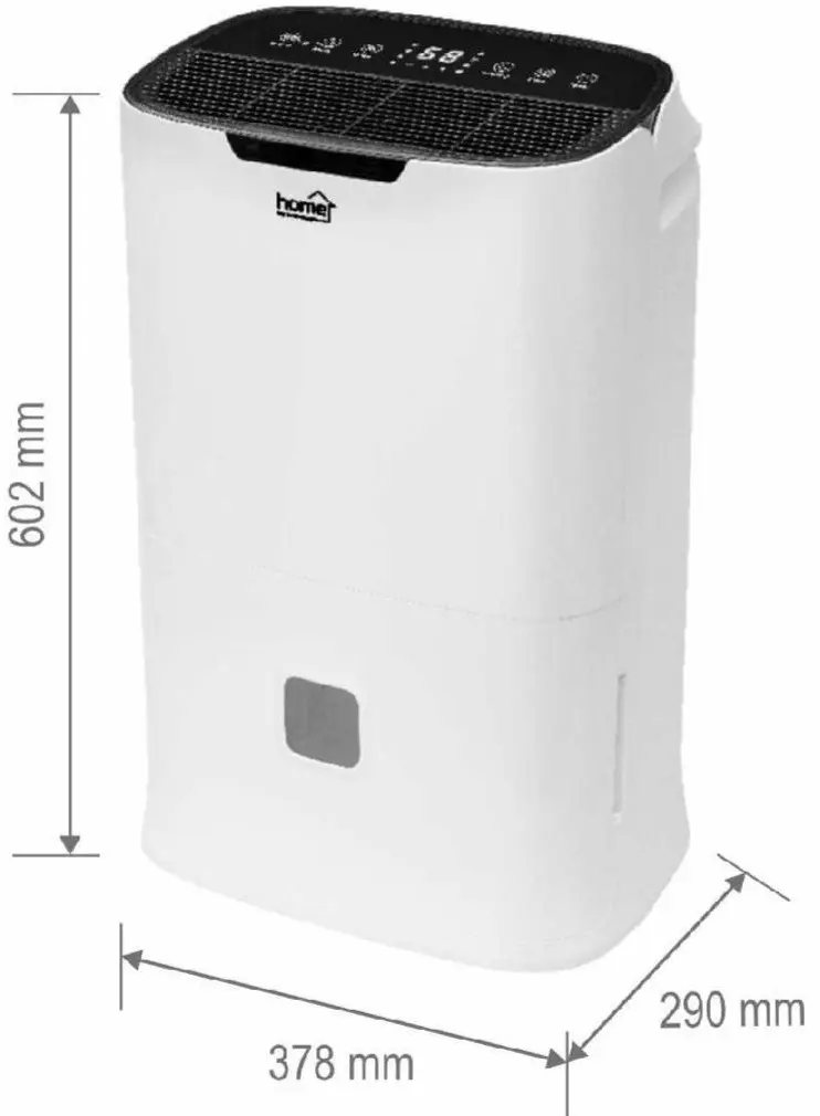 Dezumidificator Home DHM20WIFI (White/Black)