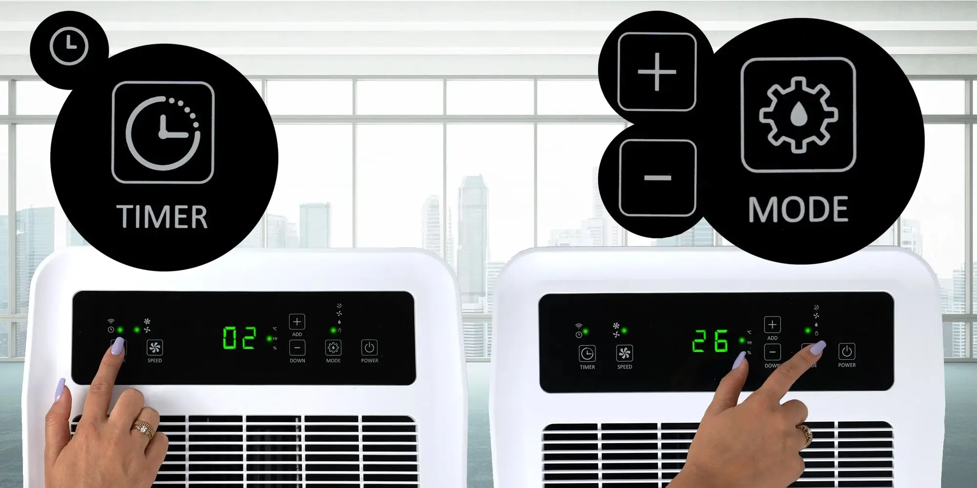 Dezumidificator Maltec Electronic WiFi DH-50000X (White)