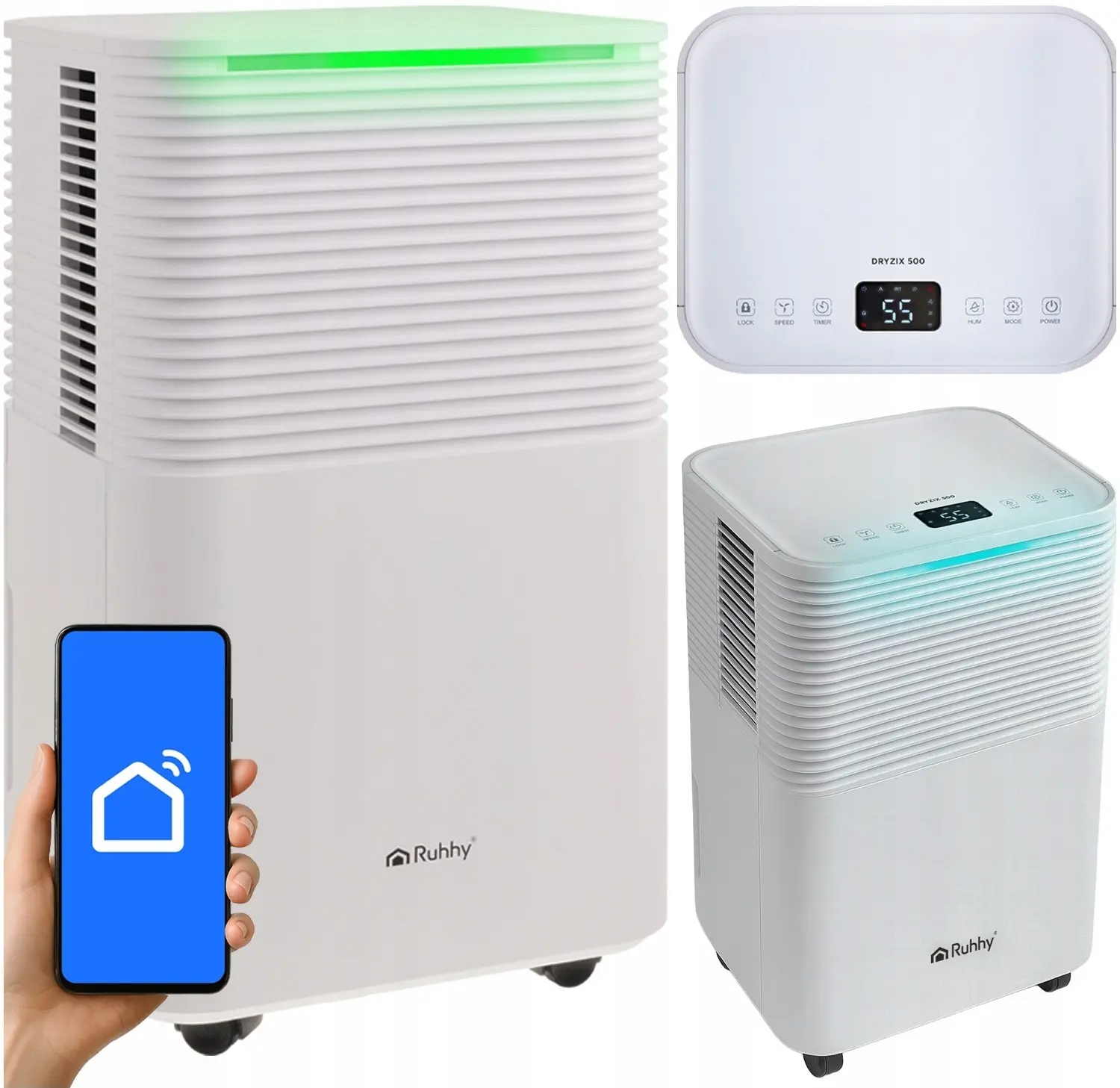 Осушитель воздуха Ruhhy Dryzix 500 (White) - 2