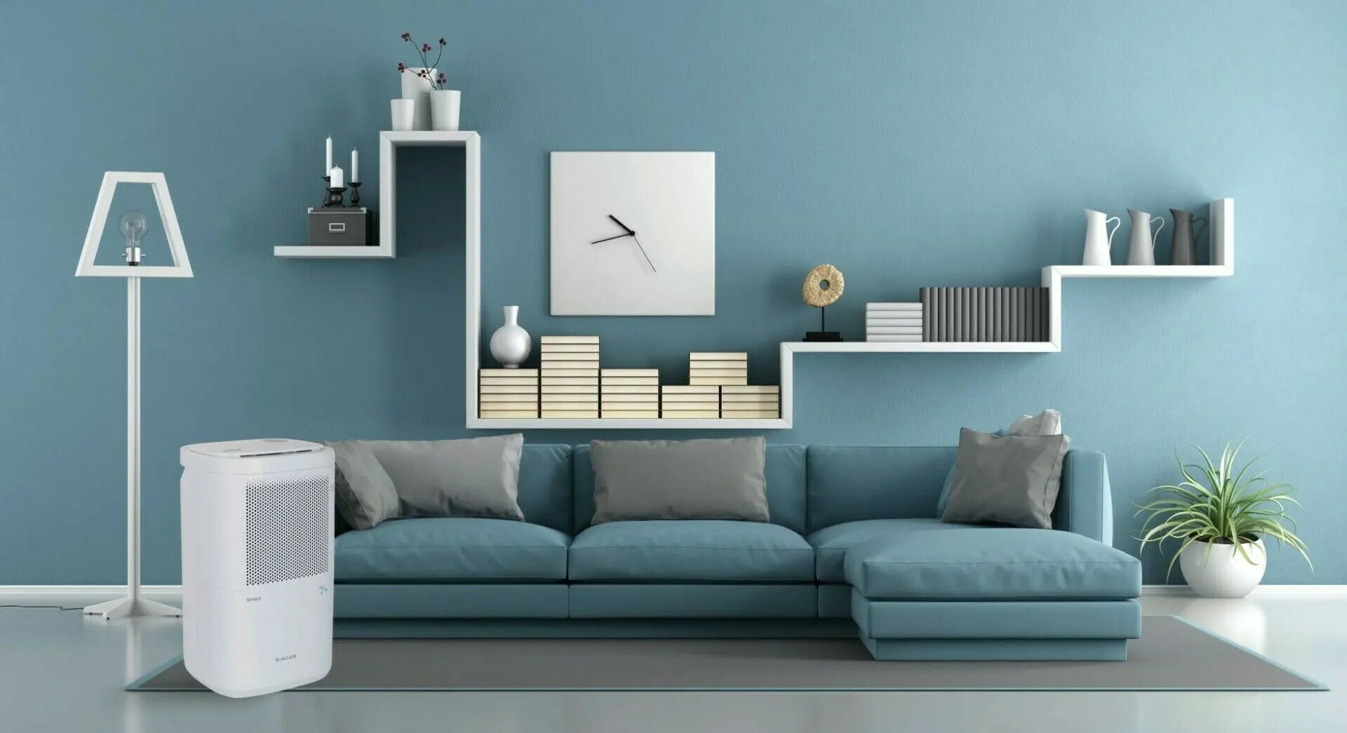 Dezumidificator Singer Smartion SDHM-10L (White/Grey)