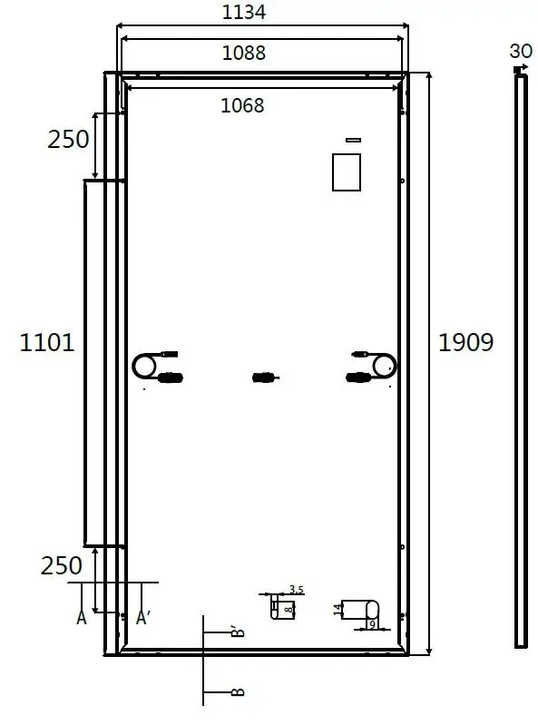 Солнечная панель Leapton Energy LP182-M60-MH-460-MF (Black) - 3
