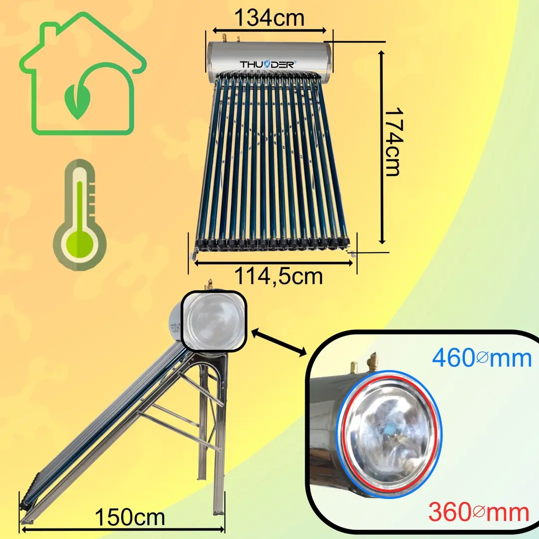 Colector solar Thunder KSC-150L