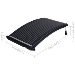 Set colectoare solare pentru piscină VidaXL 3059850 (Black) Thumb