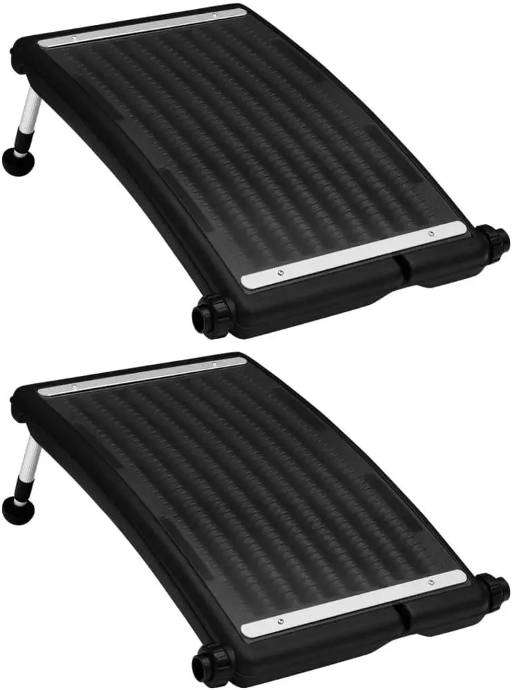 Set colectoare solare pentru piscină VidaXL 3095461 (Black)