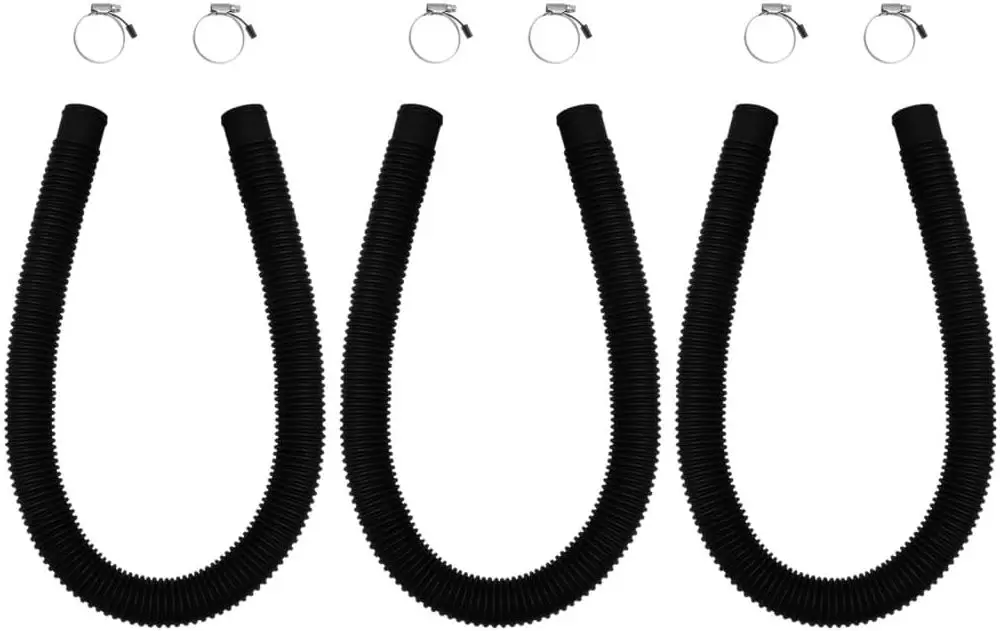 Set colectoare solare pentru piscină VidaXL 3095462 (Black)