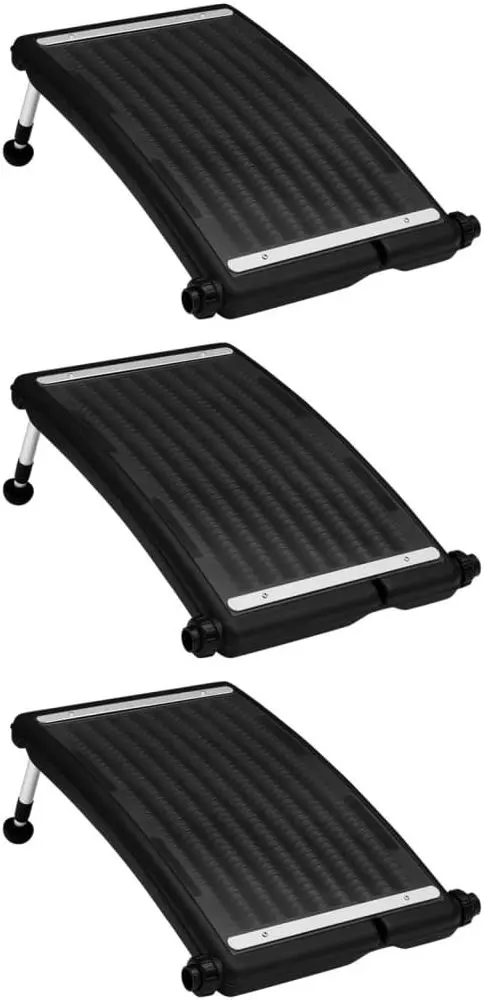 Set colectoare solare pentru piscină VidaXL 3095462 (Black)