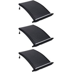 Set colectoare solare pentru piscină VidaXL 3095463 (Black)