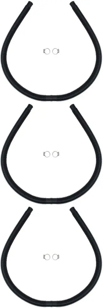 Set colectoare solare pentru piscină VidaXL 3095463 (Black)