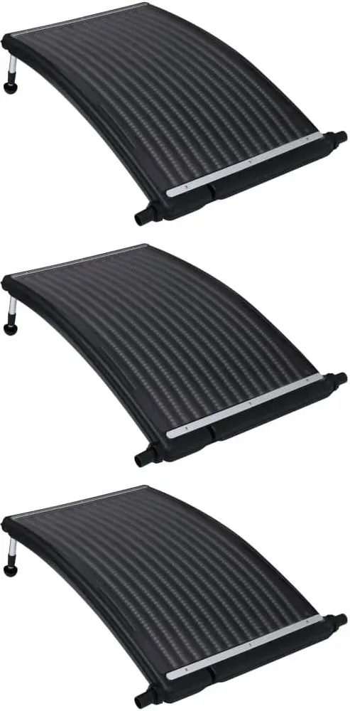 Set colectoare solare pentru piscină VidaXL 3095463 (Black)