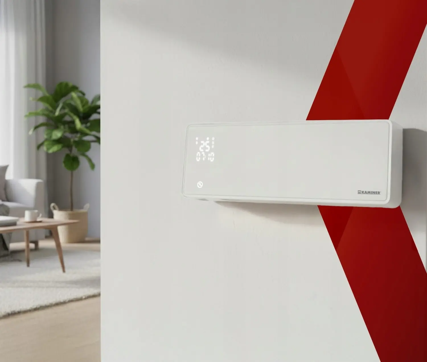 Тепловая завеса Kaminer Zelvion 26398 (White) - 9