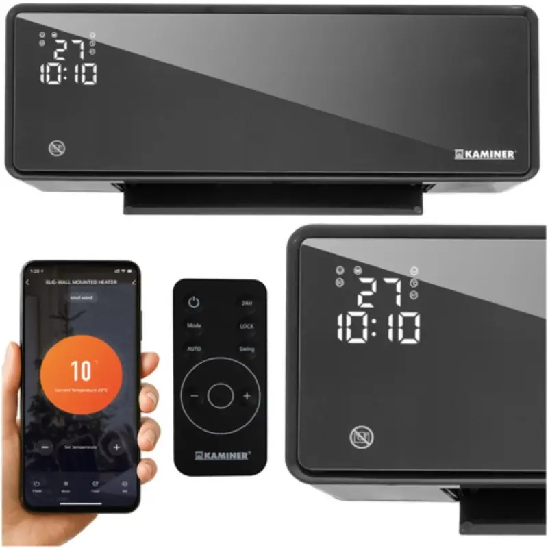 Тепловая завеса Kaminer Zelvion 26399 (Black) - 2